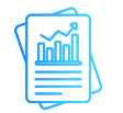 Custom Reporting/KPI Icon